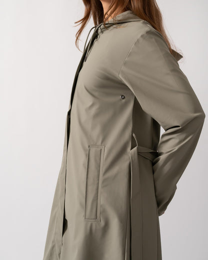 Rains Womens A-Line Longer Jacket - 108 Drift