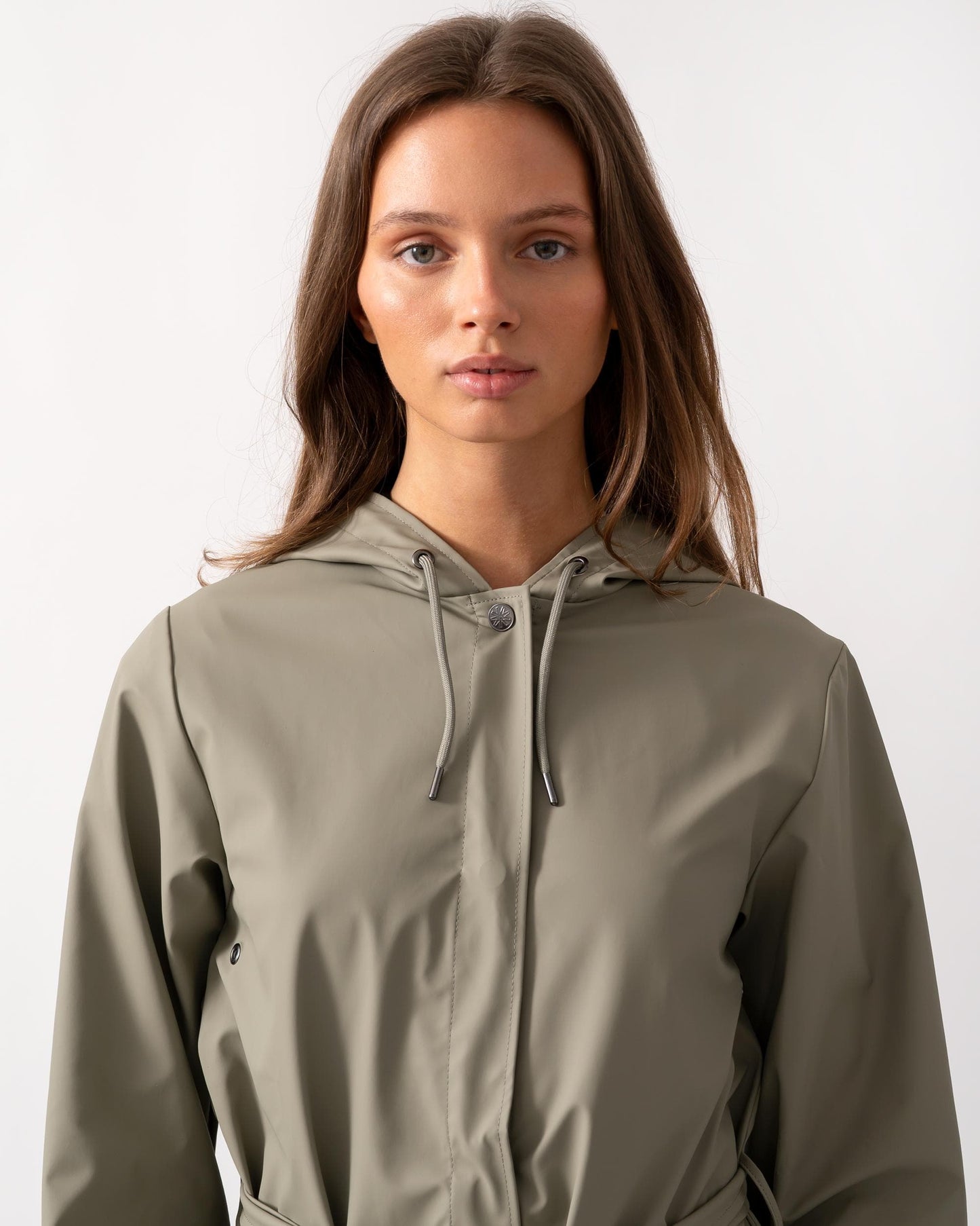 Rains Womens A-Line Longer Jacket - 108 Drift