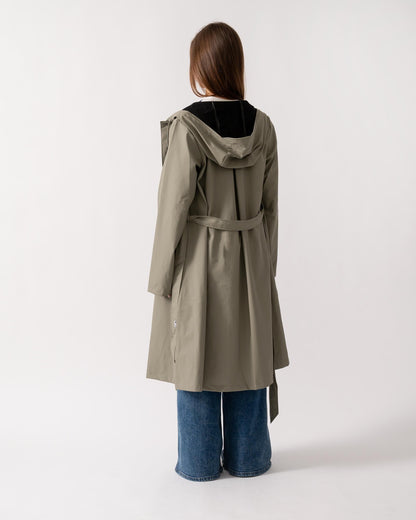 Rains Womens A-Line Longer Jacket - 108 Drift