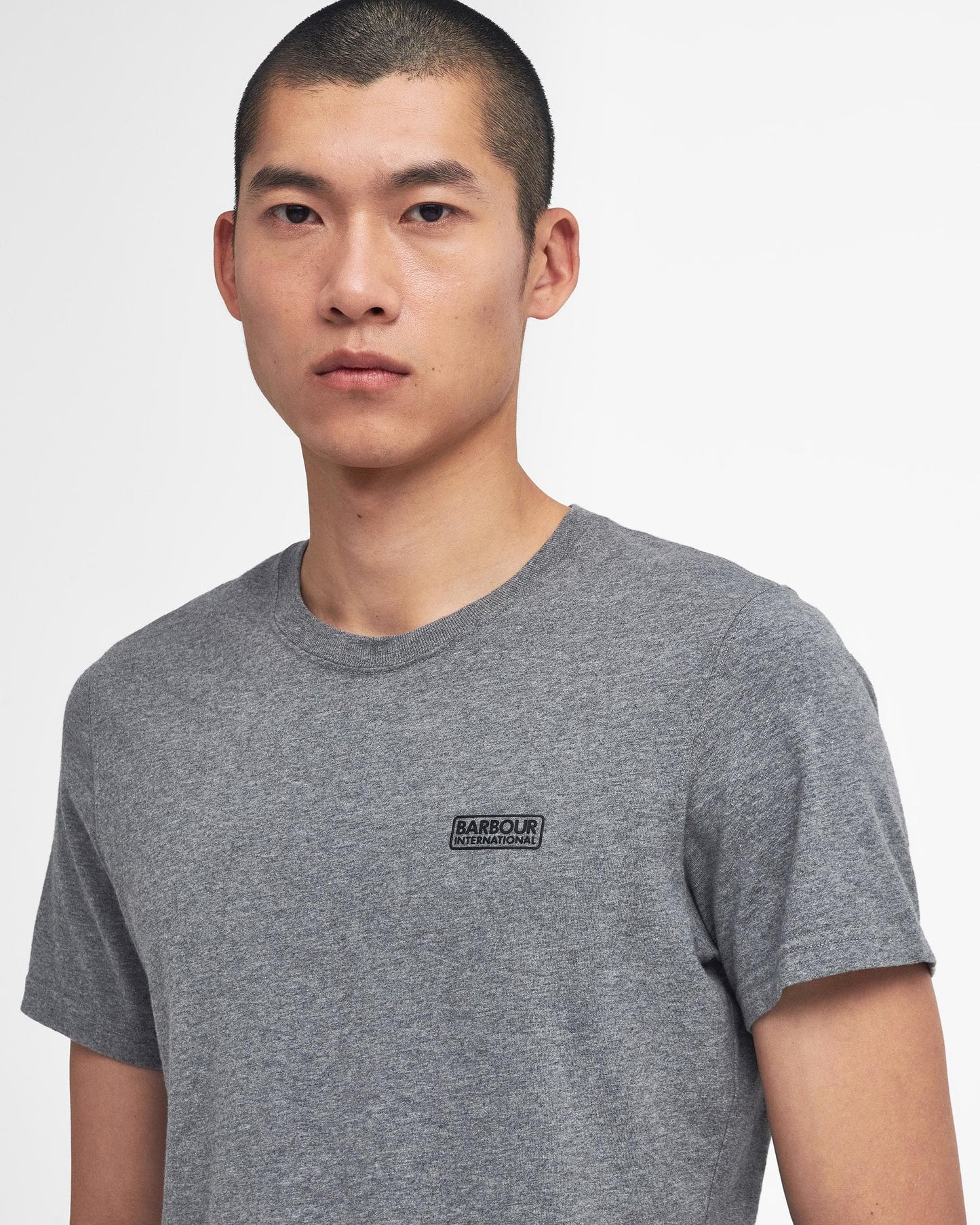 Barbour International Small Logo Mens T-Shirt - Anthracite