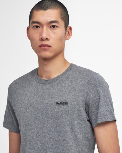 Barbour International Small Logo Mens T-Shirt - Anthracite