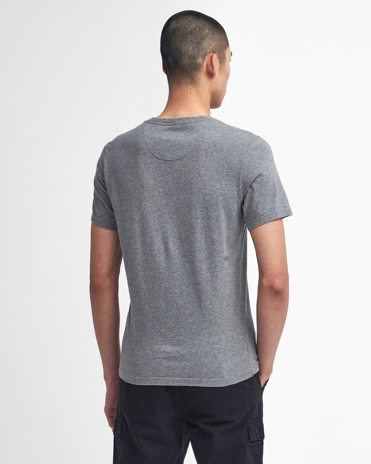 Barbour International Small Logo Mens T-Shirt - Anthracite