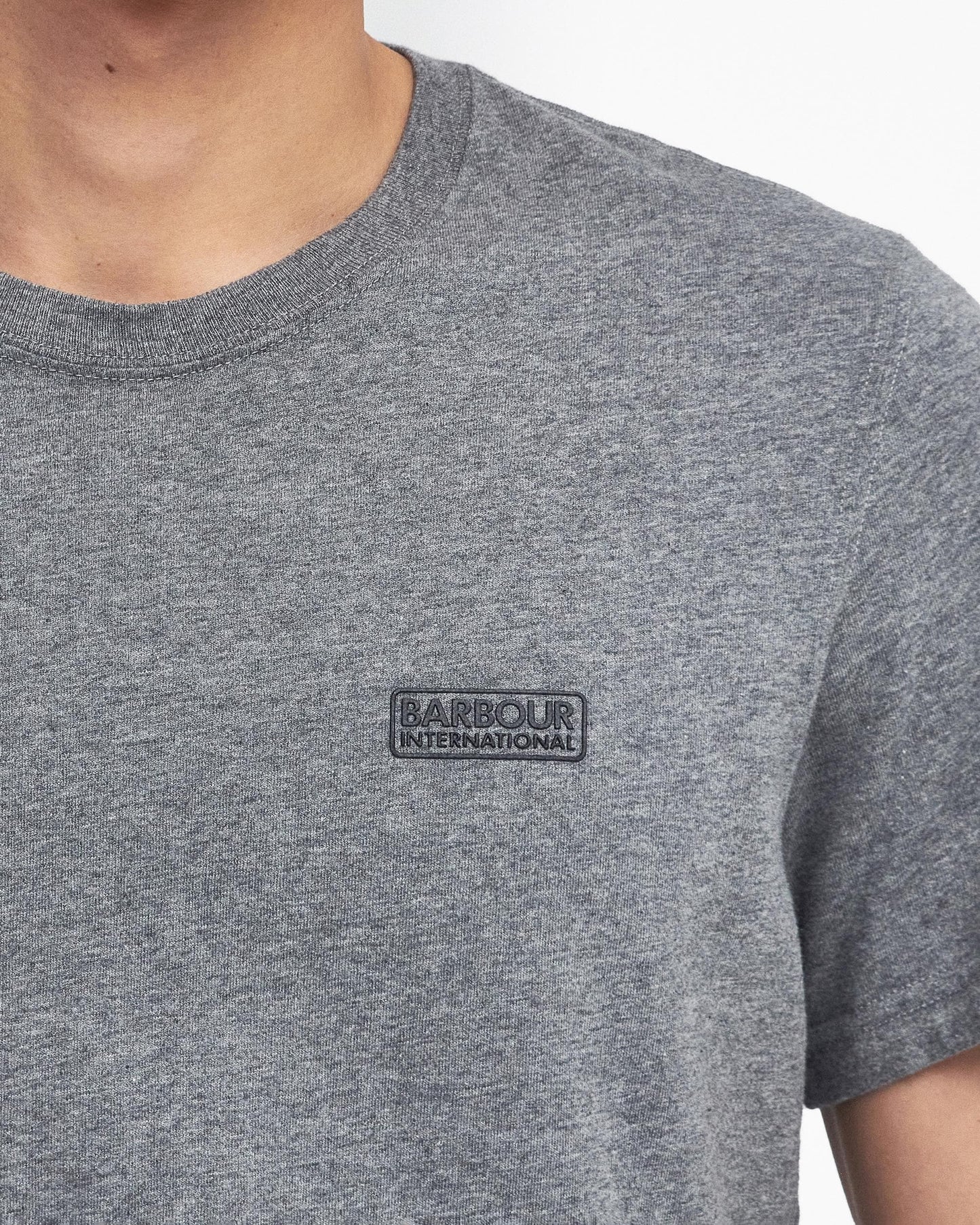 Barbour International Small Logo Mens T-Shirt - Anthracite