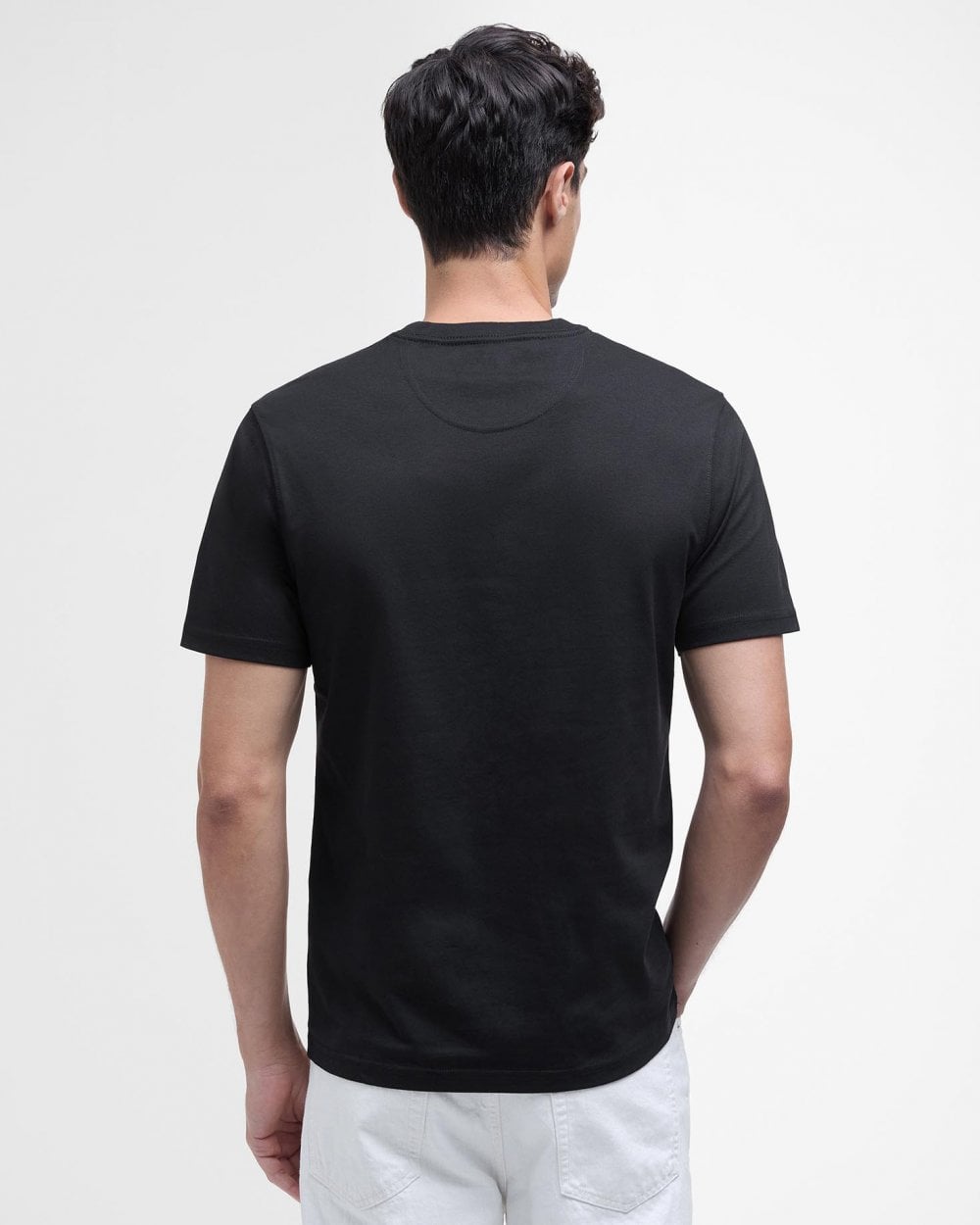 Barbour International Small Logo Mens T-Shirt - Black/Yellow