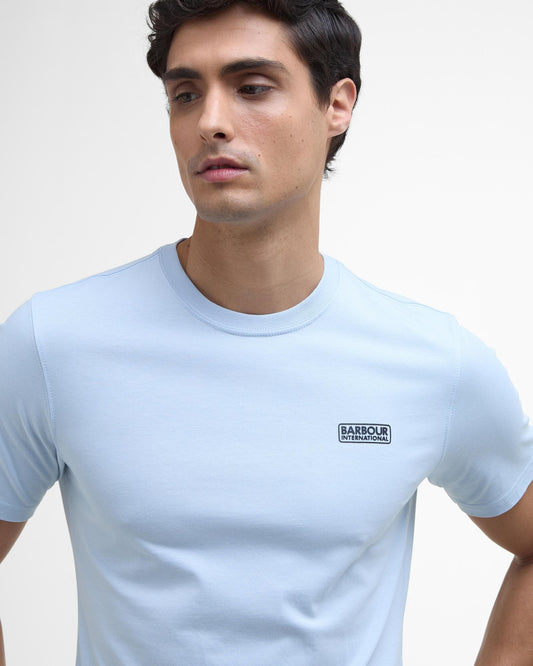 Barbour International Small Logo Mens T-Shirt - Heritage Blue