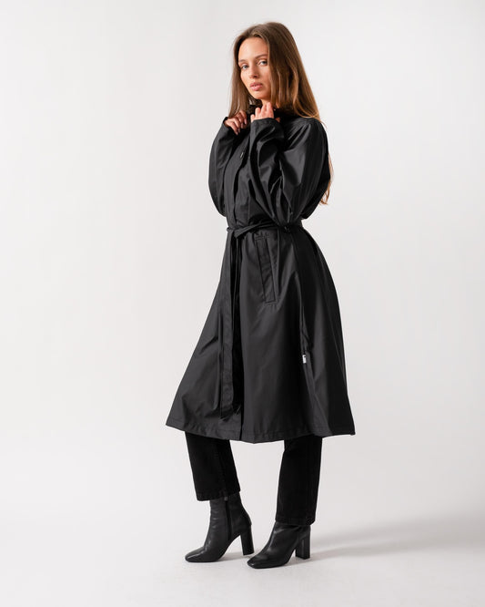 Rains Womens A-Line Longer Jacket