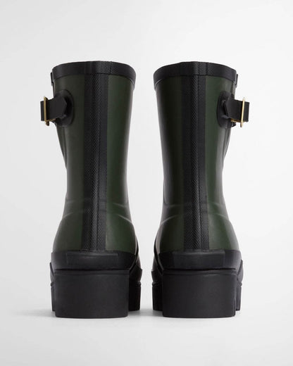 Barbour Raelynn Womens Wellies - Olive/Black