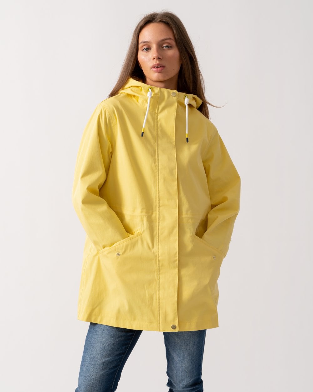 Joules Portwell Womens Raincoat - Yellow