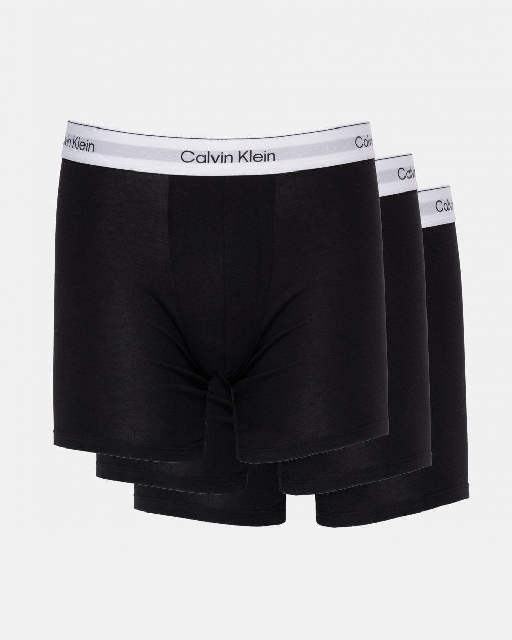 Calvin Klein 3 Pack Mens Boxer Briefs - Black/Black/Black