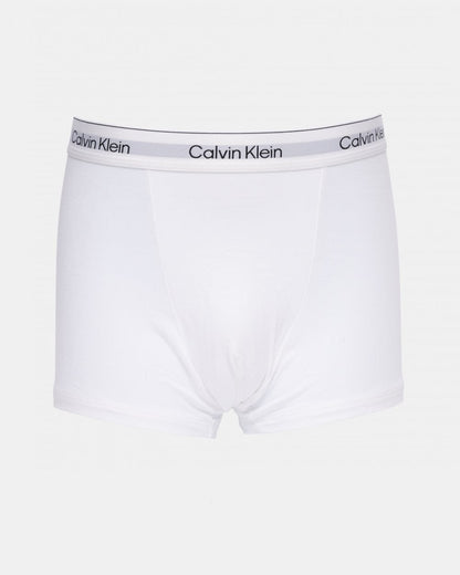 Calvin Klein 3 Pack Mens Relaxed Dart Trunk - Grey Heather/White/Black