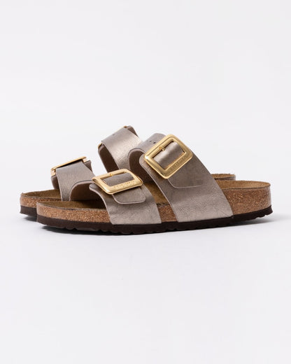 Birkenstock Sydney Cushion Big Buckle Womens Birko-Flor Patent Sandals