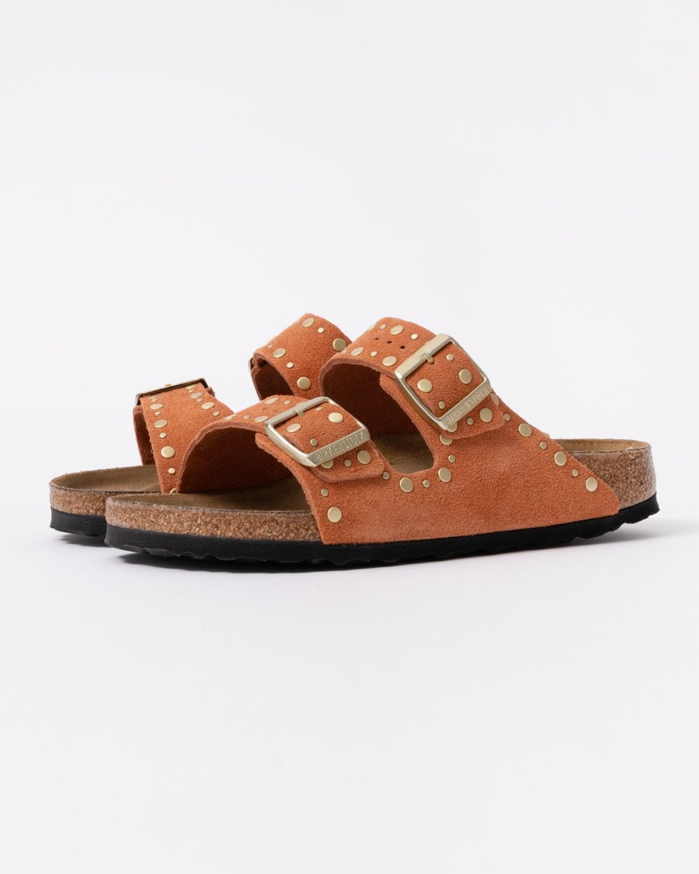 Birkenstock Arizona Rivet Border Womens Suede Leather Sandals