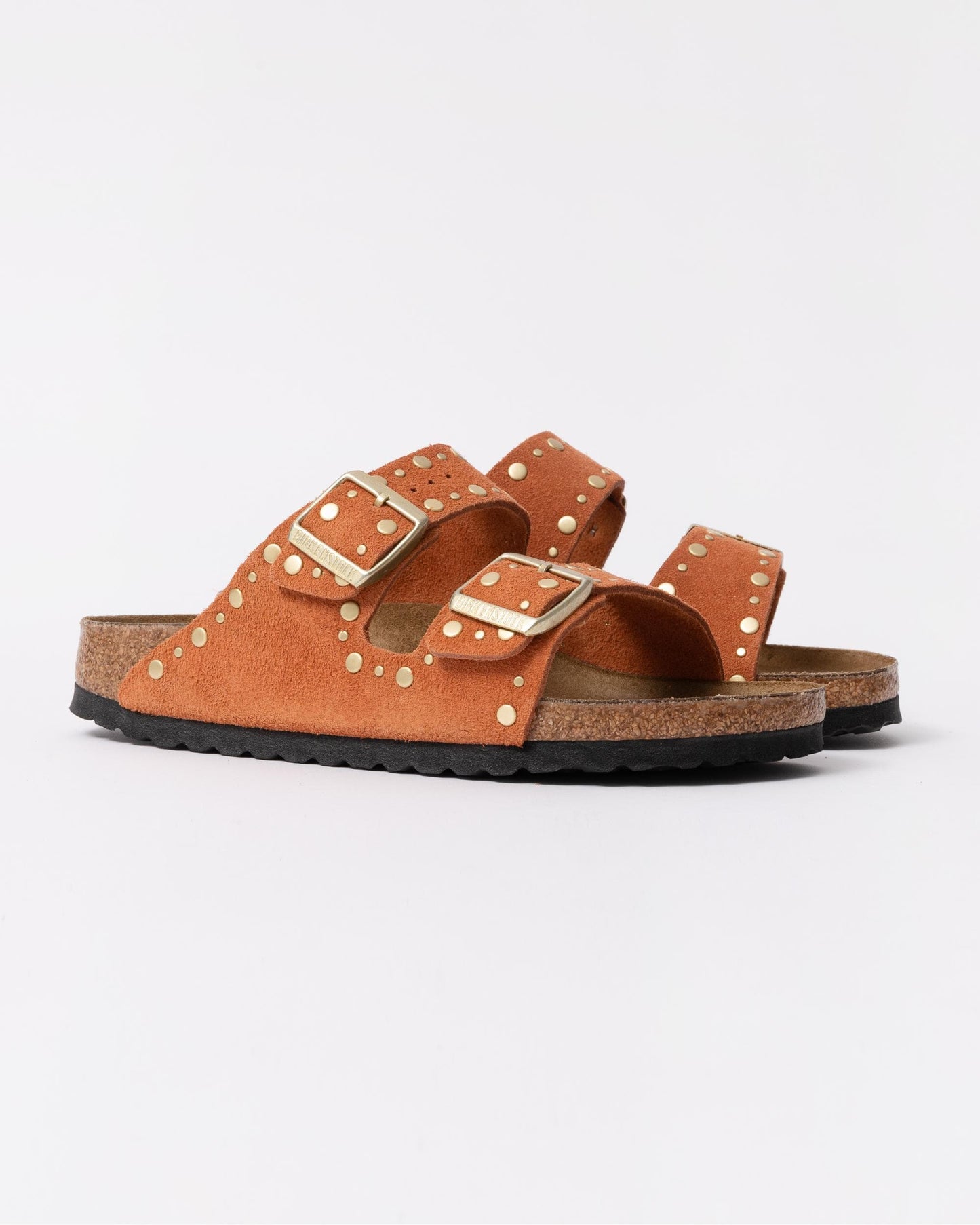 Birkenstock Arizona Rivet Border Womens Suede Leather Sandals