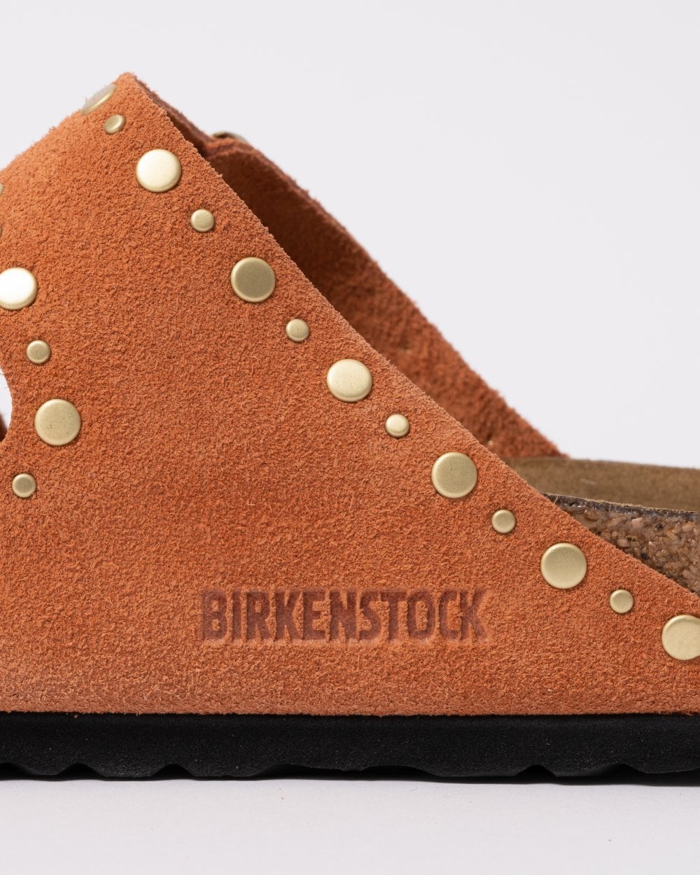 Birkenstock Arizona Rivet Border Womens Suede Leather Sandals