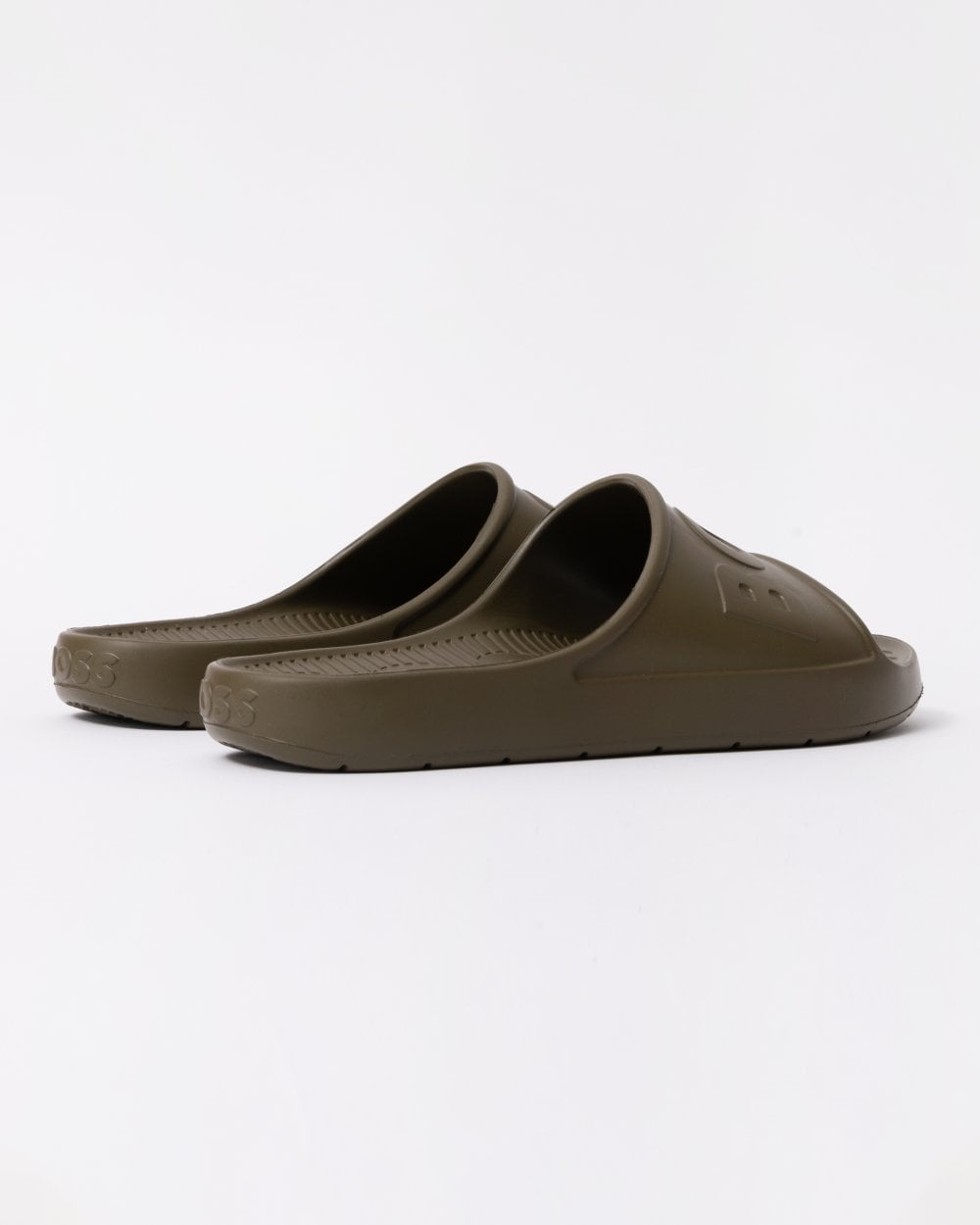 BOSS Orange Darian Mens Lightweight EVA Slides with Logo Strap - Open Green 361