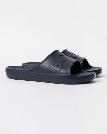BOSS Orange Darian Mens Lightweight EVA Slides with Logo Strap - Dark Blue 401