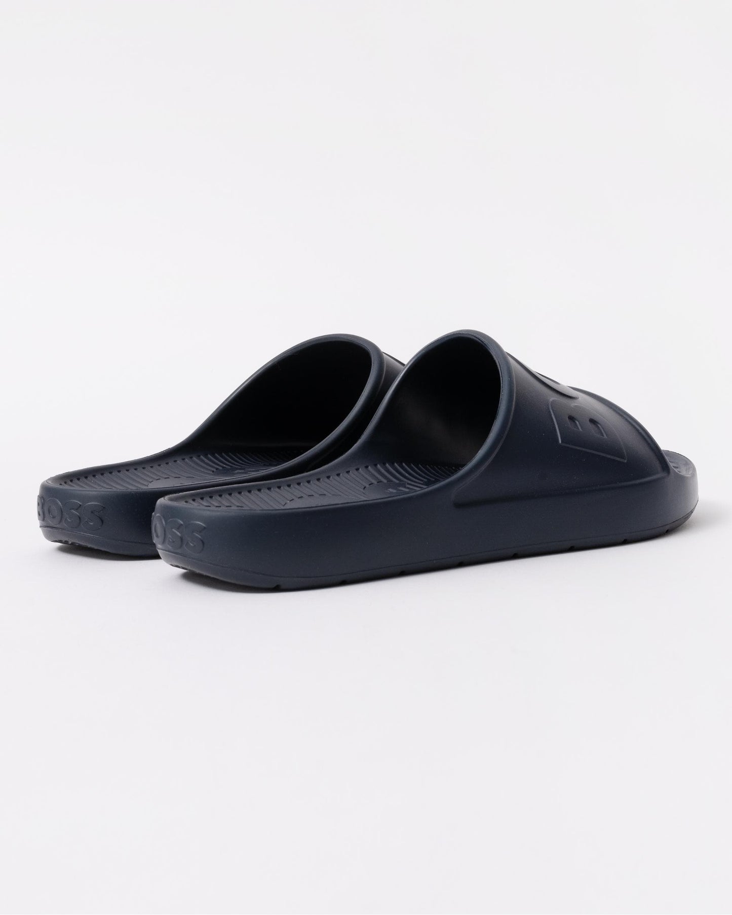 BOSS Orange Darian Mens Lightweight EVA Slides with Logo Strap - Dark Blue 401