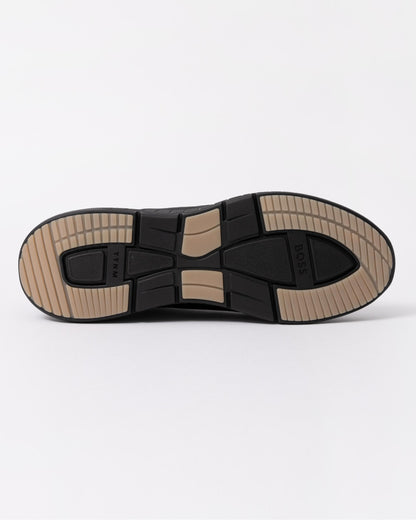 BOSS Orange Titanium Mens Slip-On Knit Trainers - Black 005