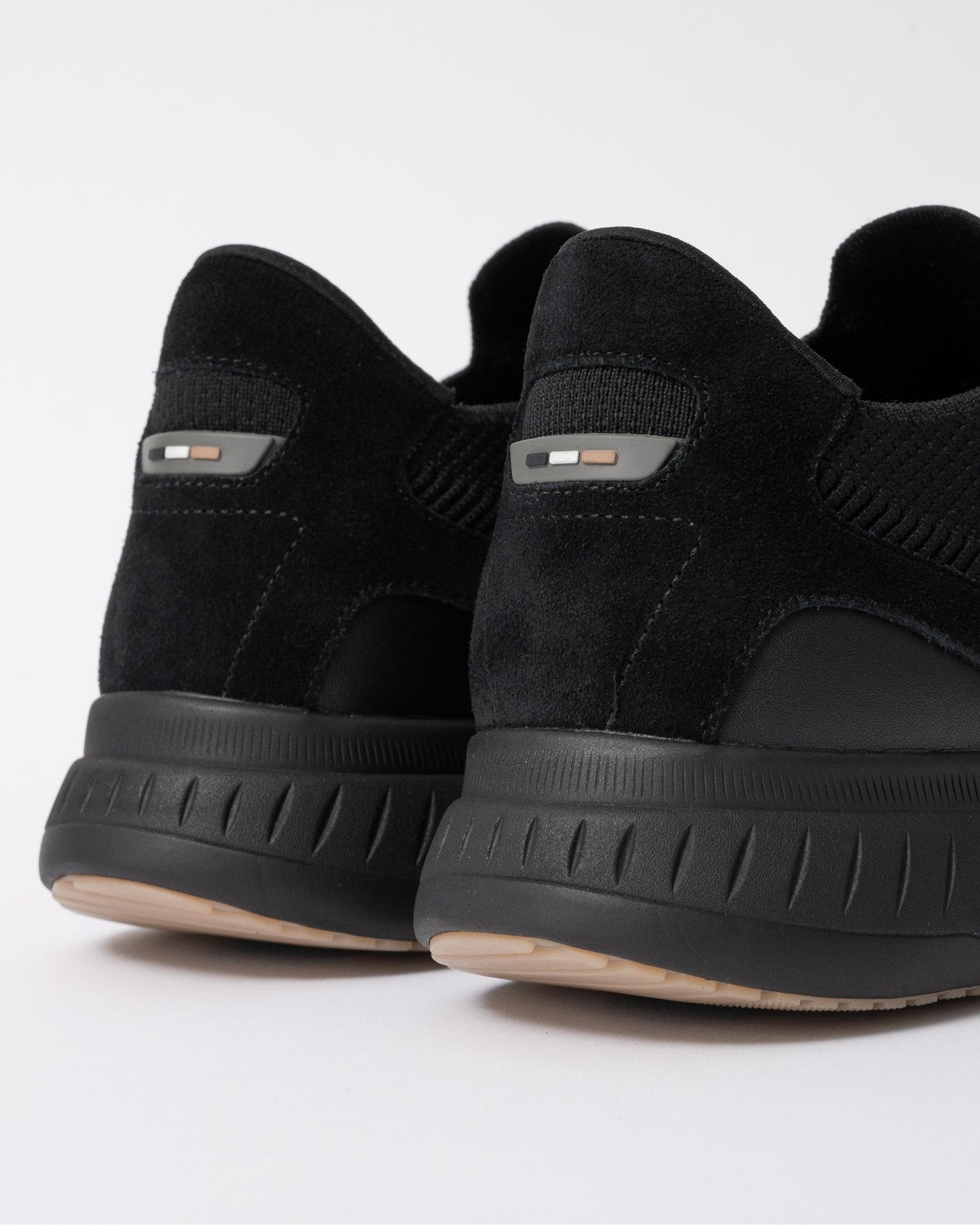 BOSS Orange Titanium Mens Slip-On Knit Trainers - Black 005