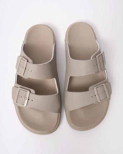 BOSS Orange Surfley Mens Twin-Strap Sandals - Light Beige 275