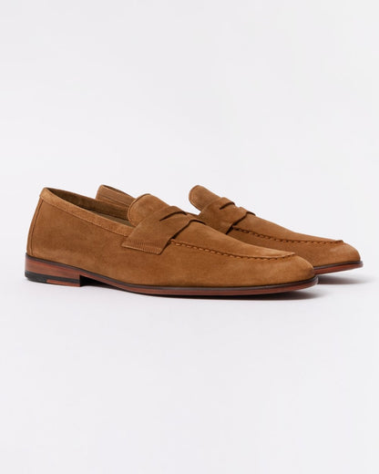 Oliver Sweeney Keyworth Suede Mens Loafers - Whiskey