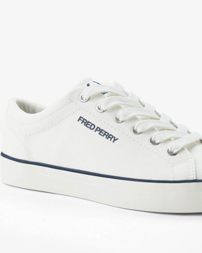 Fred Perry Baseline Canvas Mens Trainers - Snow White 129