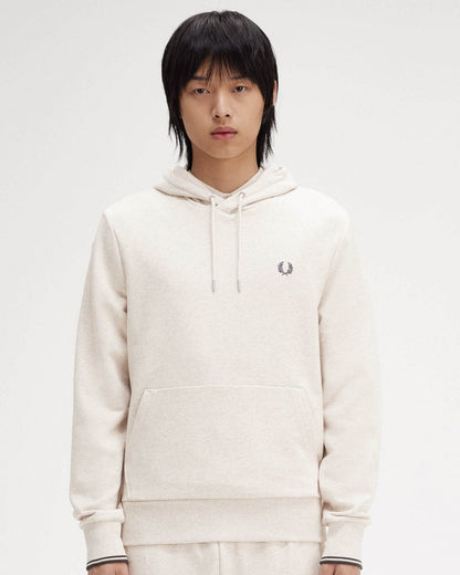 Fred Perry Mens Tipped Hooded Sweatshirt