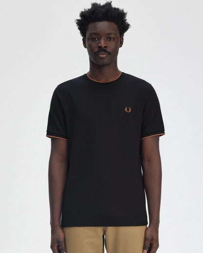 Fred Perry Mens Crepe Pique T-Shirt