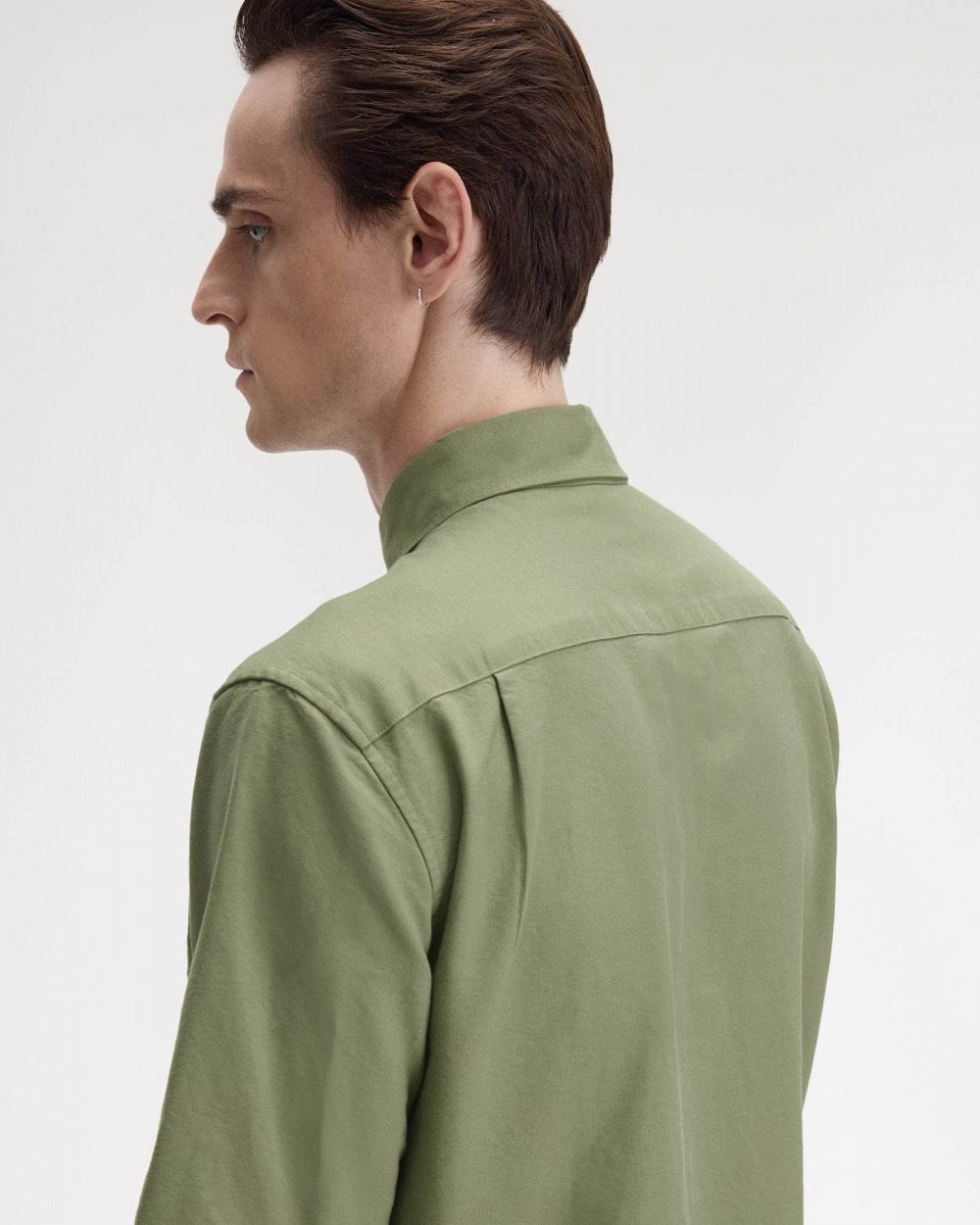 Fred Perry Mens Oxford Shirt - Olive Mint X88