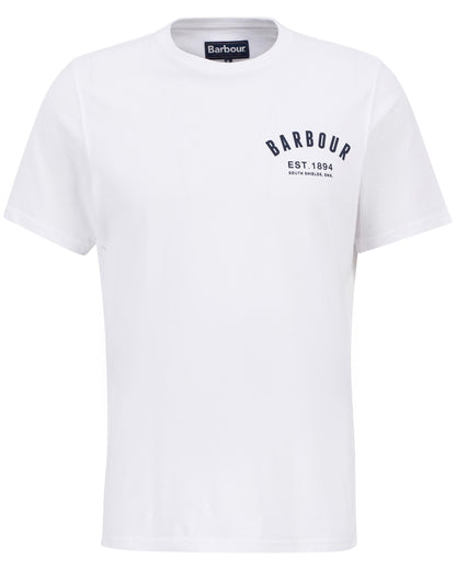 Barbour Preppy Mens T-Shirt - White