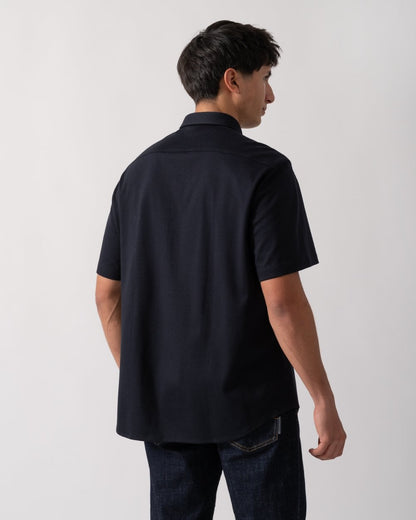 BOSS Green B Motion Mens Short Sleeve Shirt - Dark Blue 403