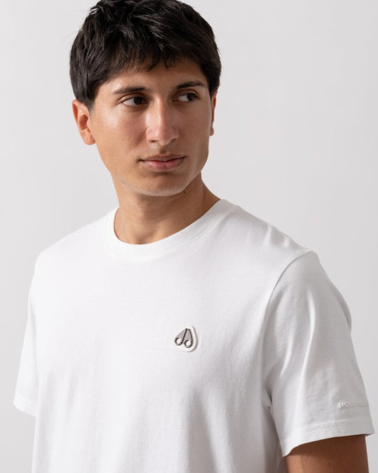 Moose Knuckles Crescent Mens T-Shirt - White 160