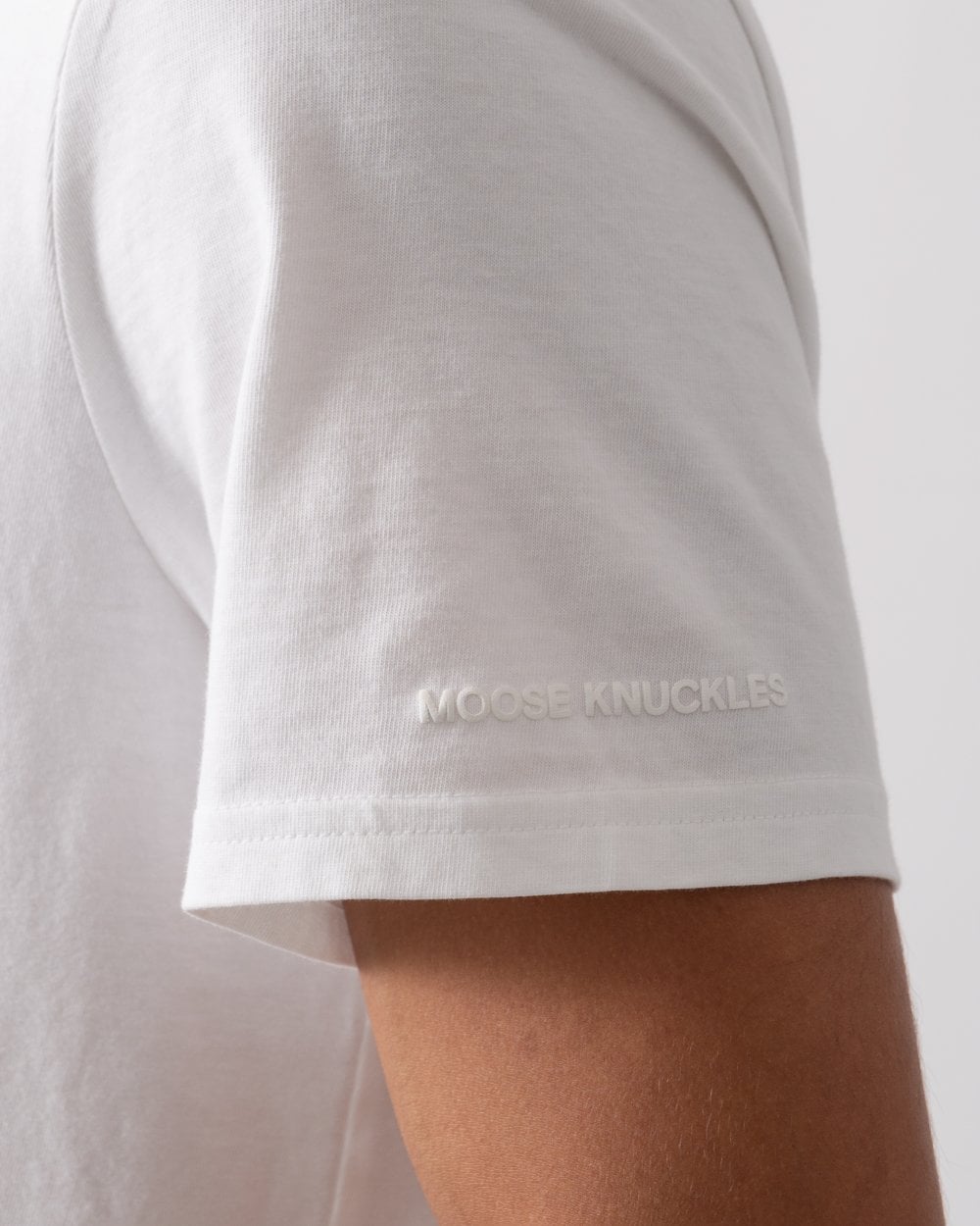 Moose Knuckles Crescent Mens T-Shirt - White 160