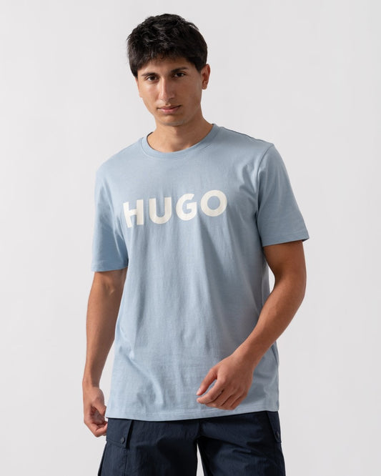 HUGO Dulivio Mens T-Shirt - Open Blue 483