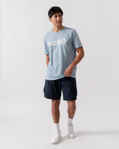 HUGO Dulivio Mens T-Shirt - Open Blue 483