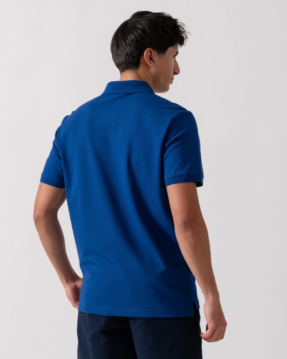 Emporio Armani Mens Eagle Logo Beach Polo - Sodalite Blue