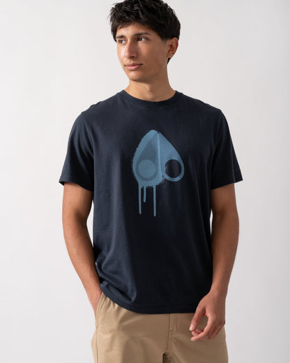 Moose Knuckles Augustine Mens Printed Logo T-Shirt
