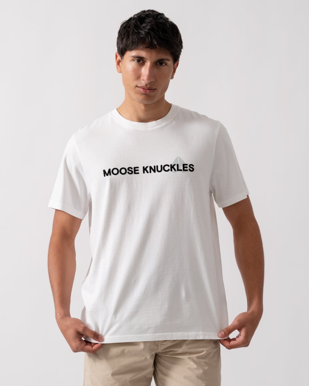 Moose Knuckles Conway Mens T-Shirt - Milky Way 891