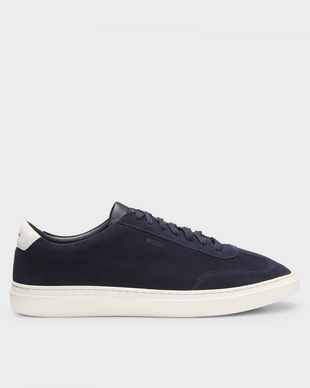 BOSS Orange Kieran Mens Suede Trainers with Rubber Sole