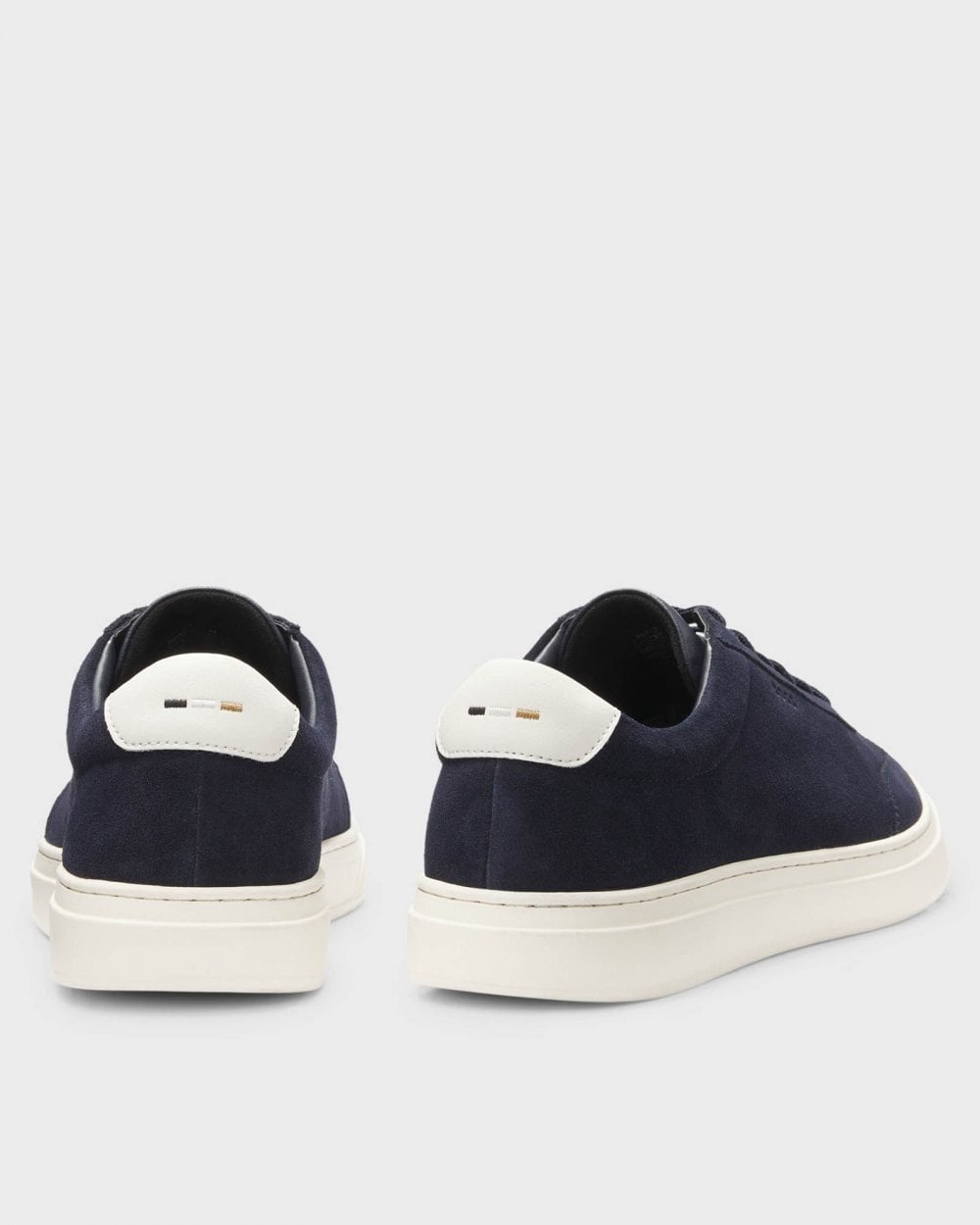 BOSS Orange Kieran Mens Suede Trainers with Rubber Sole