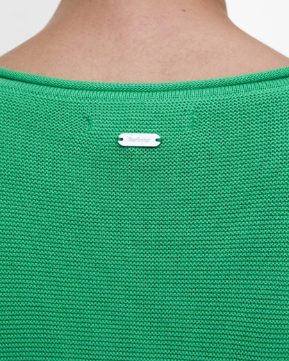 Barbour Marine Womens Jumper - Kelly Green