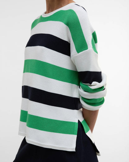Barbour Marine Stripe Womens Knitted Jumper - Multi Stripe
