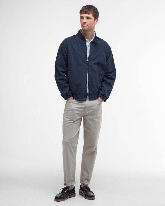 Barbour Royston Cotton Mens Casual Jacket - Dark Denim