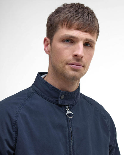 Barbour Royston Cotton Mens Casual Jacket - Dark Denim