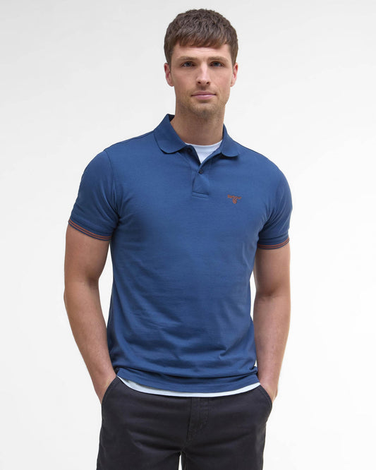 Barbour Austwick Mens Polo Shirt - Dark Denim
