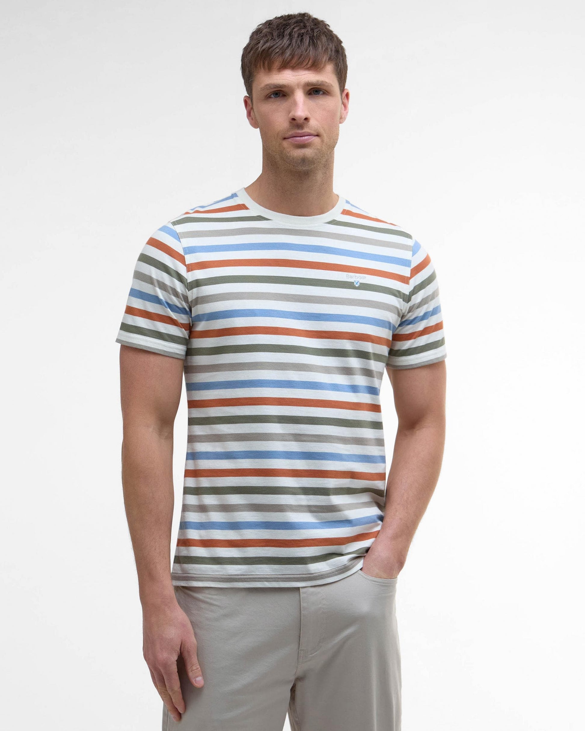 Barbour Rokeby Mens Yarn Dye Stripe T-Shirt – CHO