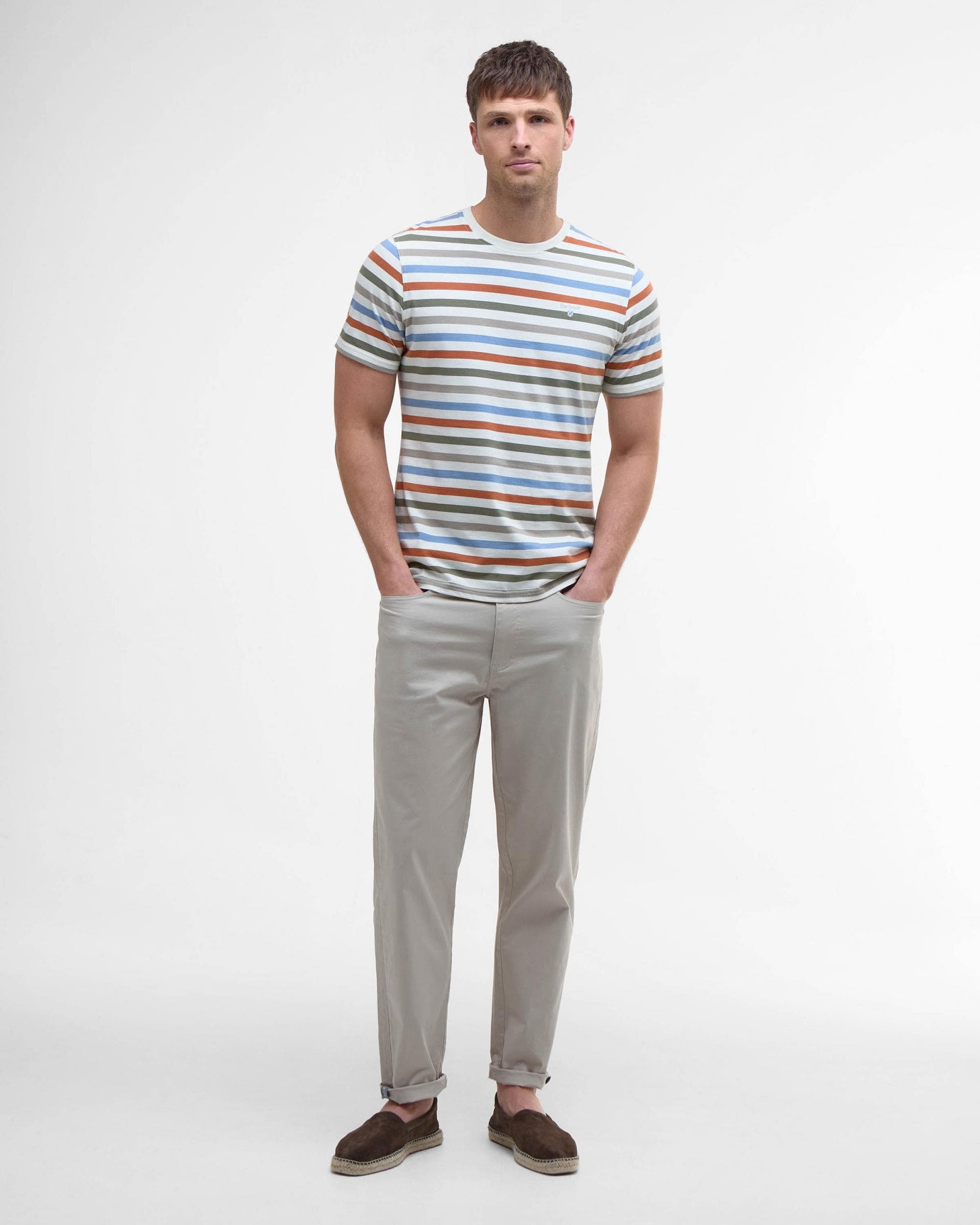 Barbour Barbour Rokeby Mens Yarn Dye Stripe T-Shirt