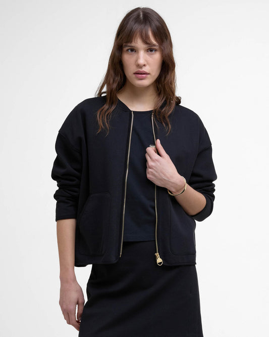 Barbour International Clara Womens Sweat Bomber Jacket