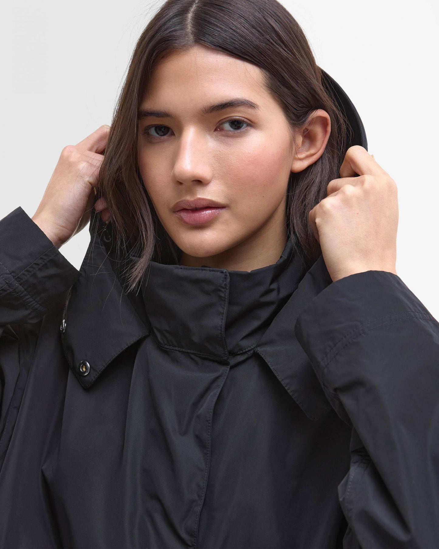 Barbour International Roxanna Womens Showerproof Jacket - Black