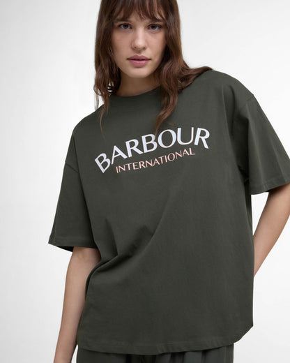 Barbour International Cali Womens T-Shirt - Envy